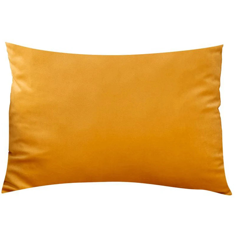 housse coussin velours décorative canapé salon moderne nordique gris vert