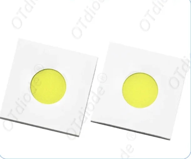 diode laser led blanc jaune motif rond pointillé moderne plaque cuivre 20mm 16mm 25mm