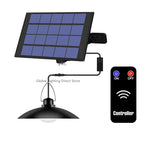 lampe solaire extérieure moderne étanche noir contrôleur télécommande fixations
