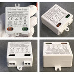 alimentation led 12v 24v 6w 10w 12w blanc moderne compact deux boutons deux bornes