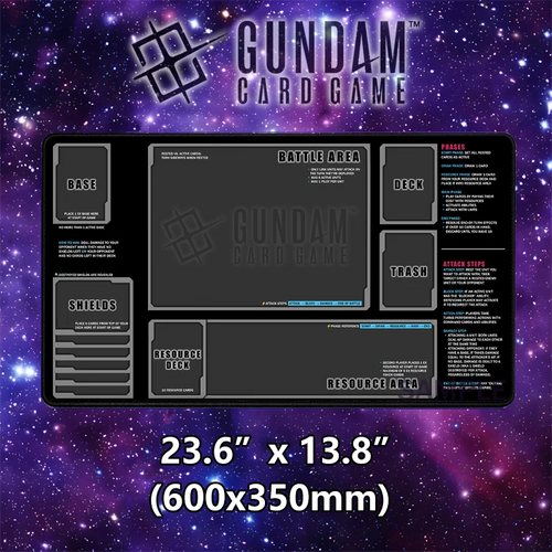 tapis jeu cartes noir antidérapant grande surface grille zones jeu collection jeux cartes