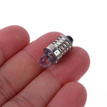 ampoules led argent noir violet translucides modernes compactes rechargeables blanc chaud blanc