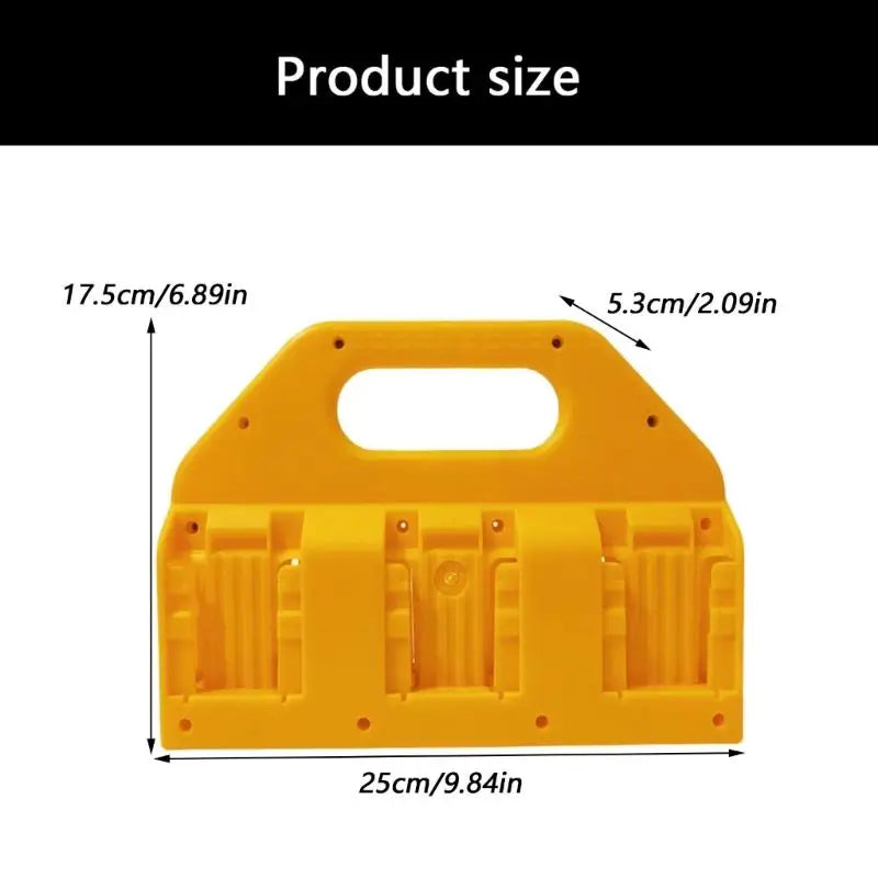 support batteries rechargeables rangement industriel batteries aa lithium portable jaune noir fixations murales utilitaire