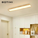 lampe led moderne bois naturel éclairage quotidien 15 30 mètres carrés télécommande intensity variable
