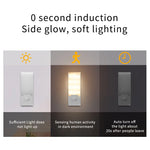 lampe nuit capteur mouvement rechargeable usb blanc moderne adhésif led