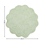 tapis table blanc rose clair gris vert bleu clair moderne texturé géométrique réutilisable lavable