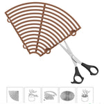 grille protection pot fleur marron clair moderne 19cm 30cm 52cm occlusion horizontal minimaliste