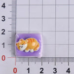 bijoux kawaii chats colorés cartoon modernes 20 30mm blanc bleu orange rose jaune