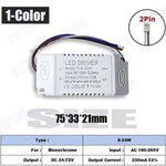 transformateur alimentation led 8w 12w 18w 24w 36w blanc moderne driver constant current 24v