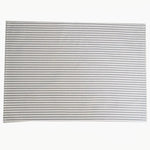 serviettes table coton rayures gris clair blanc absorption rapide séchage rapide moderne cuisine utilisation