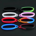 anneaux silicone multicolores bouchons bouteille modernes violet rose noir vert bleu rouge blanc
