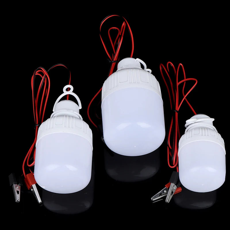 ampoule led portable 12v 15w 9w 5w spot lumineux blanc moderne clips câbles