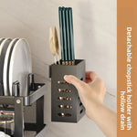 étagère vaisselle moderne métal noir clips assiettes verres coupelles cuillères couteaux planche découper