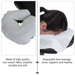 masque facial jetable blanc tissu non tissé absorption rapide hygiène confort 35x28cm