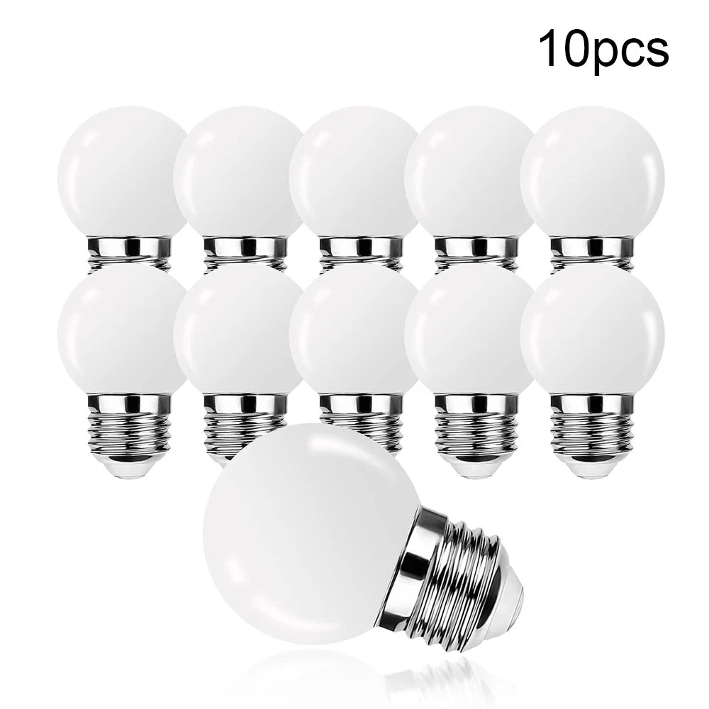 ampoules led globe blanc mat opacité moderne e27 220v 2w 3w 25000h jardins fêtes