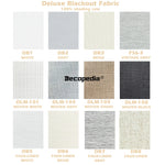Stores enrouleurs motorisés occultants moderne beige gris noir tissu opaques valance