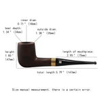 pipe bois anneau doré accessoires écraseur cure pipe tamis allume feu bocal feuilles boîte