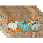 serviettes table classiques fleurs papillons beige rose vert naturel ThanksgivingDecoration