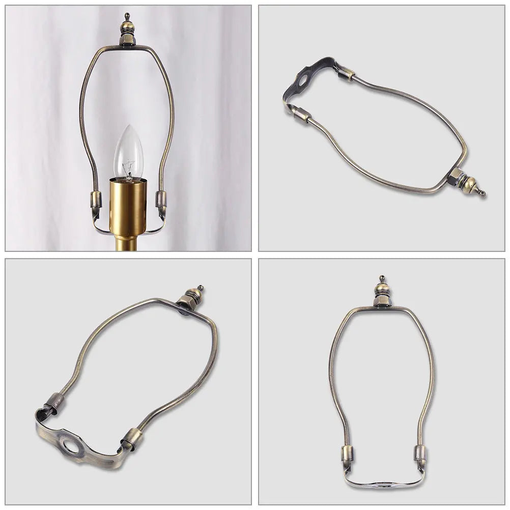 supports abat jour argenté moderne lampes table sol remplacement pièces détachées lumière fixations