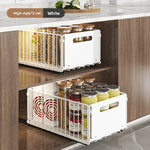 caisse rangement blanc moderne grille ronde acier fixations jars conservation double couche