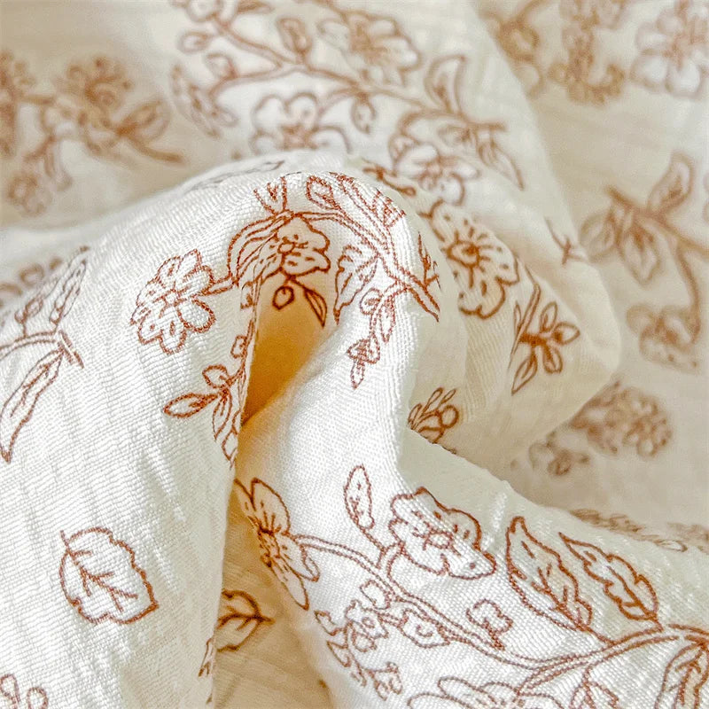 couette d'été imprimée floral vintage polyestère douce maison laver machine