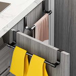 porte serviettes mural acier inoxydable blanc noir moderne minimaliste clips serviettes gants cuisine