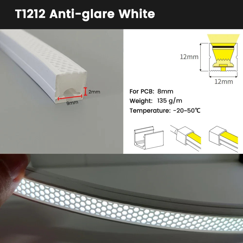 ruban led flexible blanc noir grille hexagonale adhésif connecteur câbles blancs moderne technologique