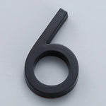 numéro porte adhésif acrylique moderne noir 38mm 60mm minimaliste rond simpleextérieur chambre ménagehôtel