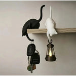 lampe suspendue chat moderne plastique noir blanche texture mat bougie