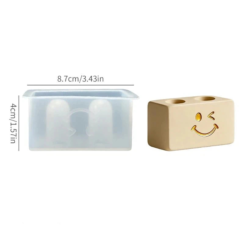 support fleurs silicone transparent tube lab animal compagnie moderne minimaliste