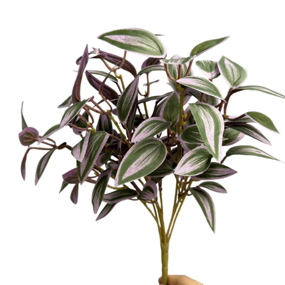 plantes artificielles vertes feuilles pentagonales moderne intérieur branche naturelle aspect réel