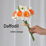 tournesol artificiel bouquet jaune orange décoration intérieure maison anniversaire mariage noël festive