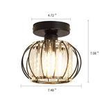 Lampe moderne or noir transparent acrylique éclairage chambre entrée étude