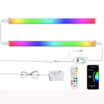 bande lumineuse led multicolore 30cm clips moderne app commande vocale tuya wifi 4pcs full
