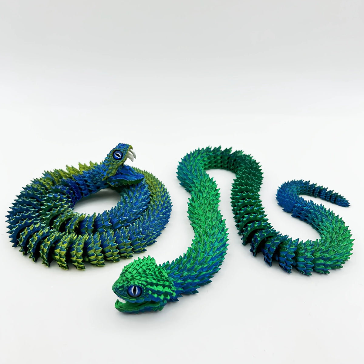 serpent origami violet rouge vert bleu rayures ecaille moderne decoration table plastique