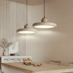 lampe suspendue pierre naturelle gris clair moderne minimaliste 4000K 6000K 3000K chambre salon étude