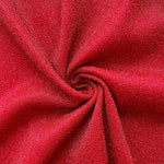 tissu polyester élastique pailleté bleu clair rose violet rouge opacité