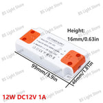 alimentation led 12v 24v 100v 240v 12w 18w 24w 36w 60w 120w blanc or