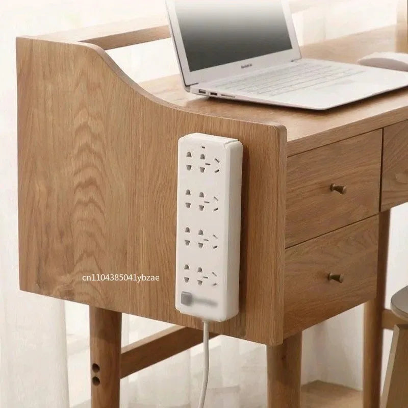organisateur fil blanc adhésif sans clou mur moderne 10 prises supports minimaliste flexible respectueux