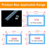 ruban led flexible transparent moderne adhésif 12mm 10m 5m 2m 1m