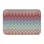 tapis moderne multicolore zigzag antidérapant polyester extérieur intérieur bain chambre