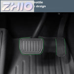tapis sol voiture noir rayures moderne imperméable protection toutes saisons