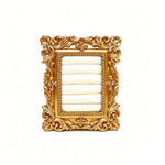 support bijoux or vert blanc ornements baroques velours classique baroque
