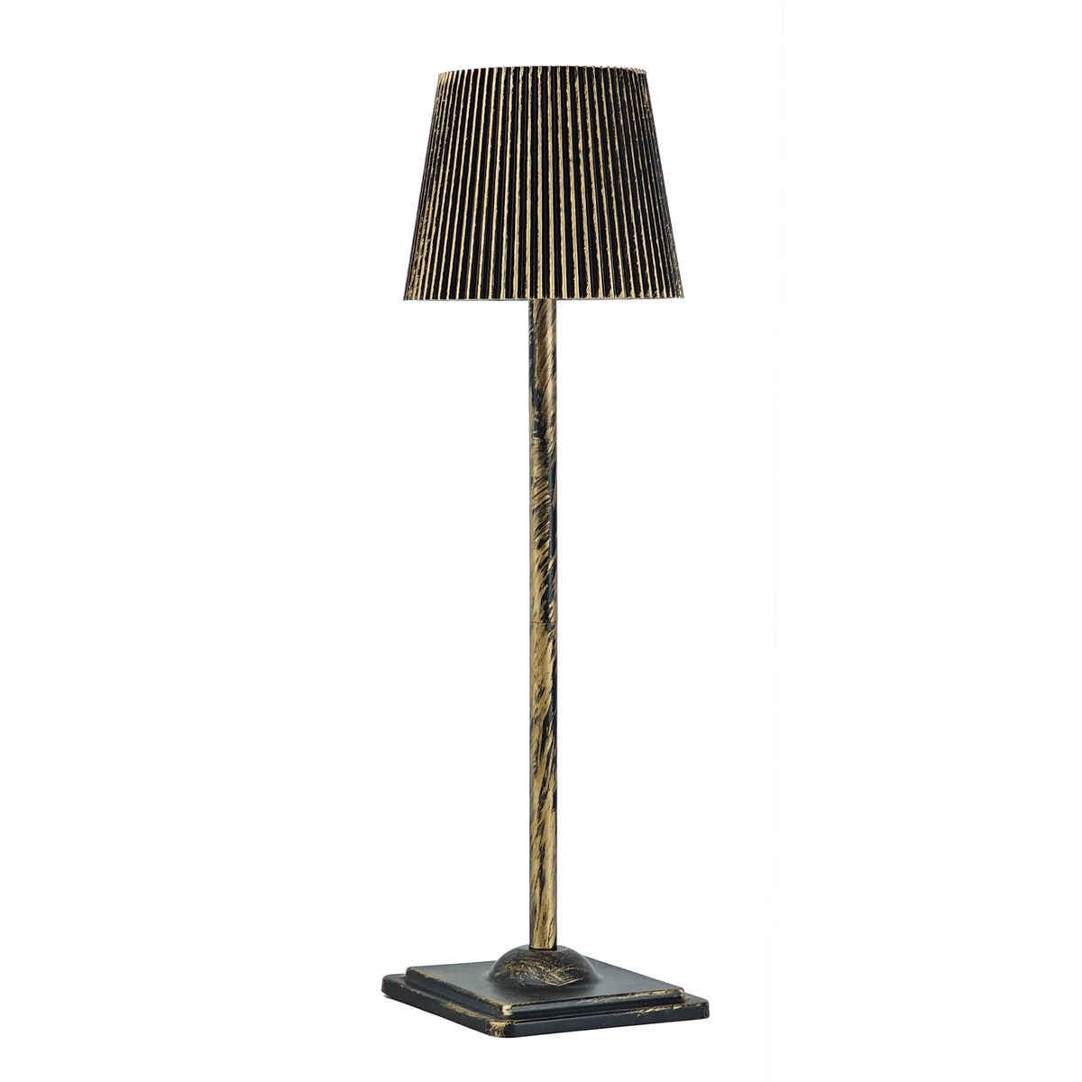 lampe table vert foncé plissée moderne rechargeable led 5v batterie lithium cem rohs