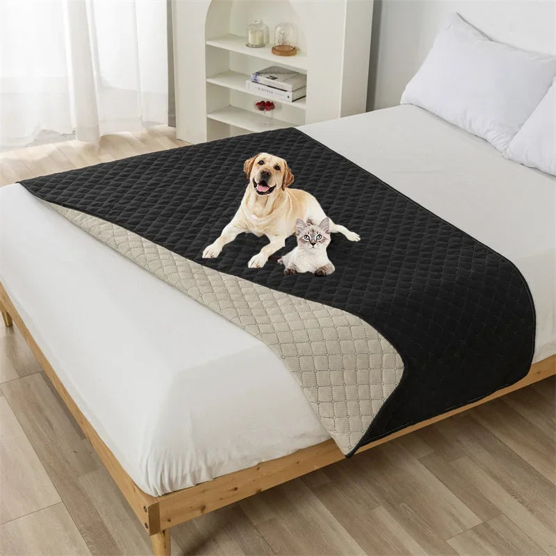 protège lit imperméable anti dérapant gris motif géométrique moderne tapis pliant lit polyester qualité