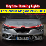 bande lumineuse led rouge blanche adhésive pare chocs avant voiture moderne 12v câbles