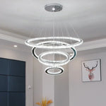 suspension lumineuse moderne acier inoxydable blanc noir strass brillant 2000 82000 lumens 90 260v