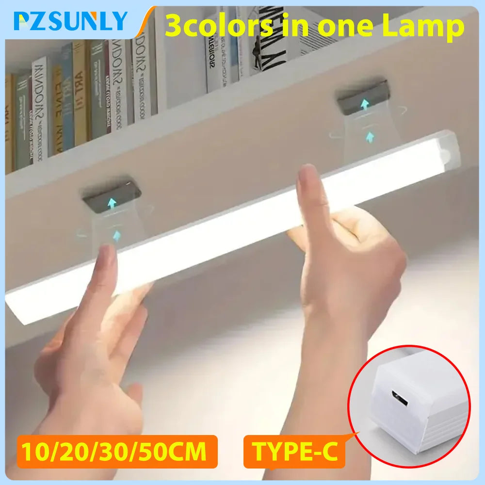 veilleuse led rechargeable détecteur mouvement 10cm 20cm 30cm 50cm blanc moderne minimaliste