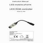 contrôleur led rgb ruban led 5050 télécommande bluetooth moderne connecteur 192w led lumineuses vert