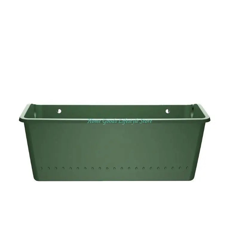 bac fleurs moderne vert foncé fixations murales plantes vertes minimaliste suspension